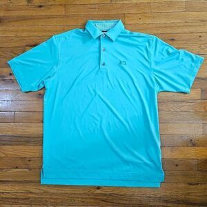 FootJoy Mens Polo Shirt Large Green Golfing FJ